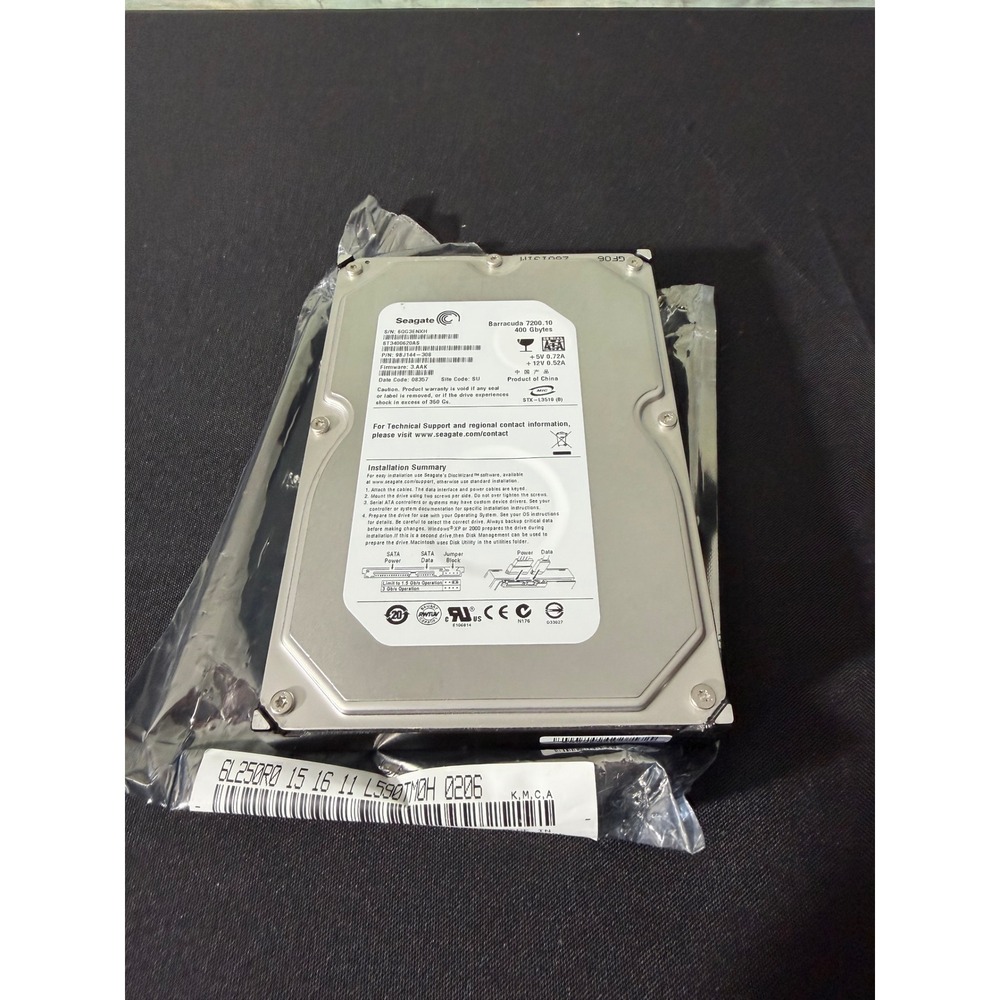 Seagate Barracuda 7200.10 400GB Silver EUC SATA 3.5‎ Internal HDD ST3400620AS